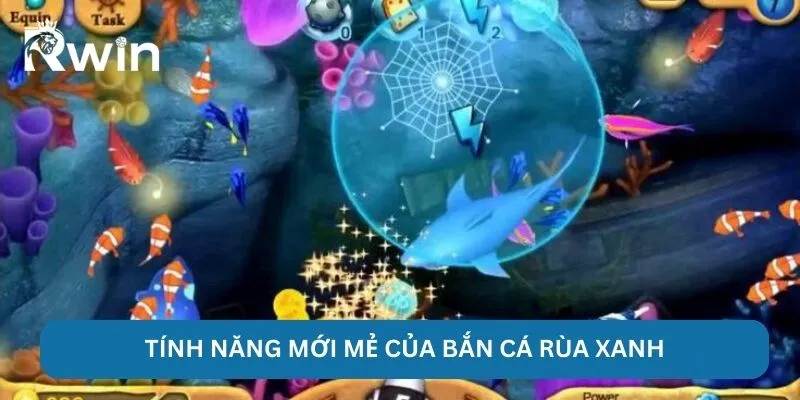 Bắn Cá Rùa Xanh - RWIN Chinh Phục Ngư Trường Nhiều Kho Báu 4 Tính năng mới mẻ của bắn cá rùa xanh